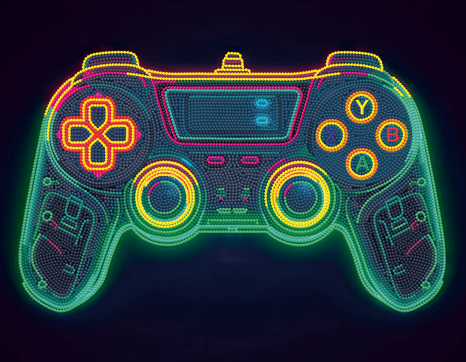 Neon Flock Level Up Diamond Painting Kit | Diamond Dotz – DIAMOND DOTZ