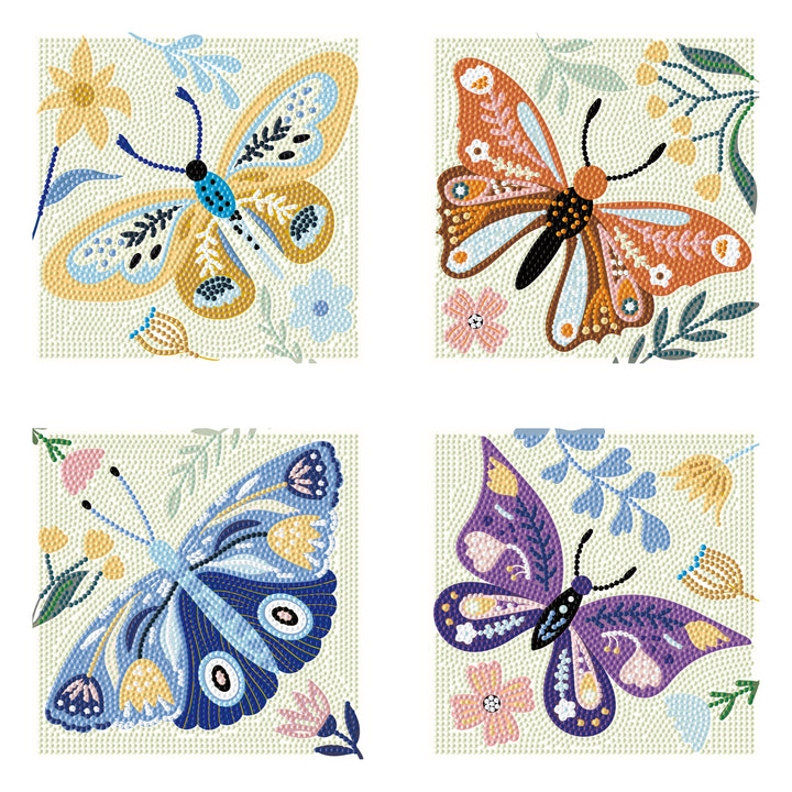 Diamond Dotz Mini Dotz Butterfly Moods - 5.0" x 5.0"