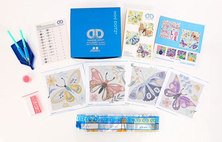Diamond Dotz Butterfly Moods - 5 x 5 in