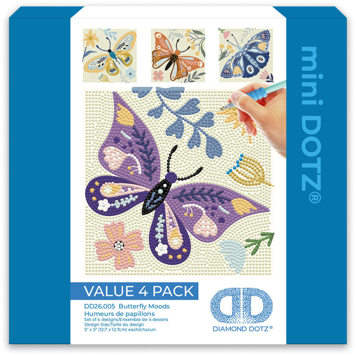 Diamond Dotz Butterfly Moods - 5 x 5 in