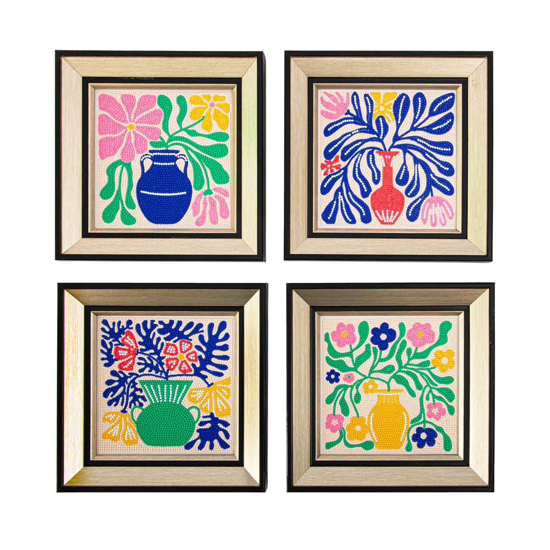 Diamond Dotz Deco Vases - 5 x 5 in