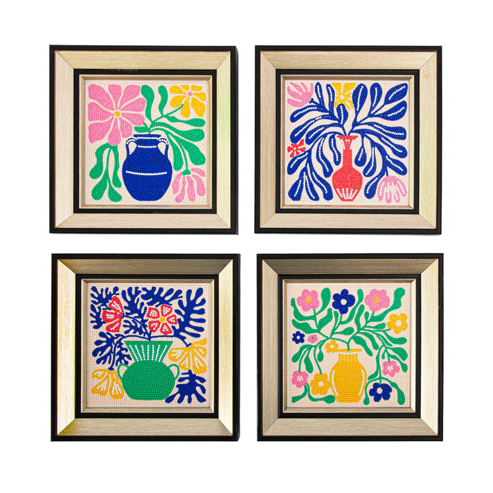 Diamond Dotz Deco Vases - 5 x 5 in