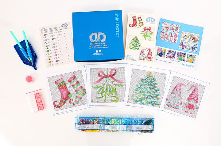 Diamond Dotz Christmas Joy - 5.00 x 5.00 in (Set of 4)
