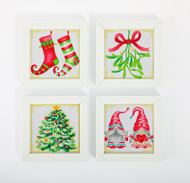 Diamond Dotz Christmas Joy - 5.00 x 5.00 in (Set of 4)