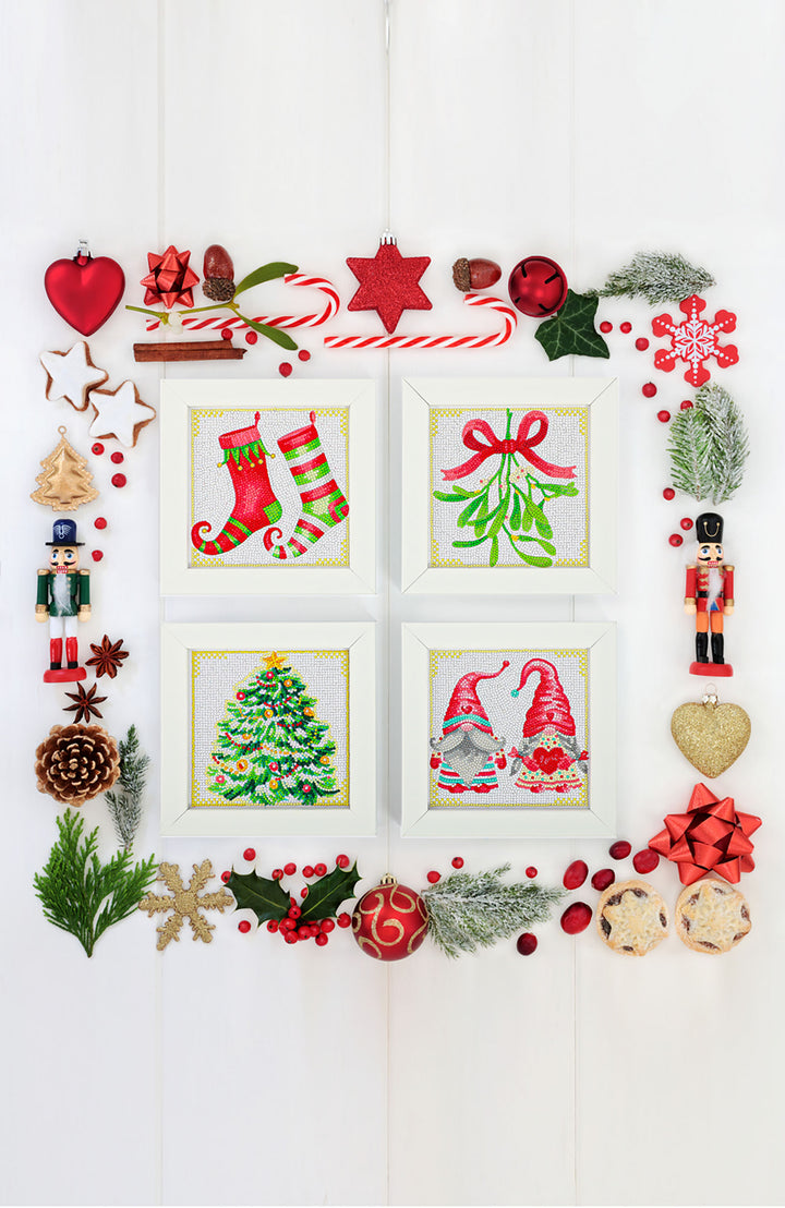 Diamond Dotz Christmas Joy - 5.00 x 5.00 in (Set of 4)