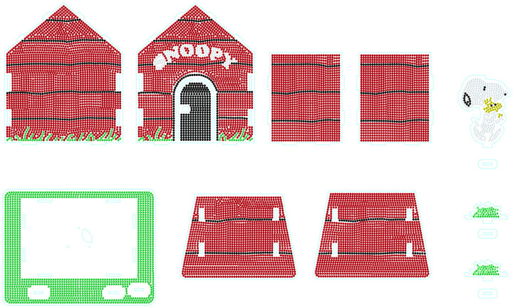 Snoopy's 3D Dog House