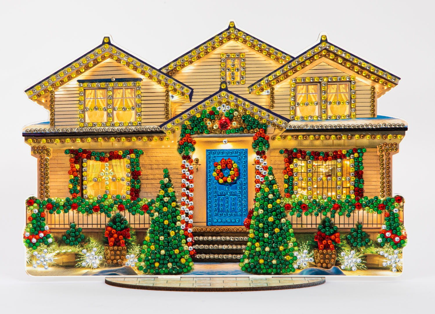 Stand-up Christmas House Diamond Painting Kit | Diamond Dotz