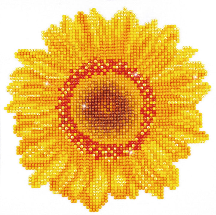 Diamond Dotz Happy Day Sunflower - 7.9 x 7.9 in