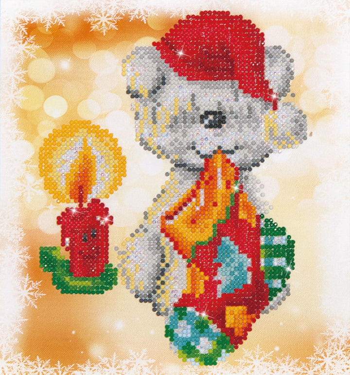 Diamond Dotz Puppy Stocking - 9.8 x 9 in