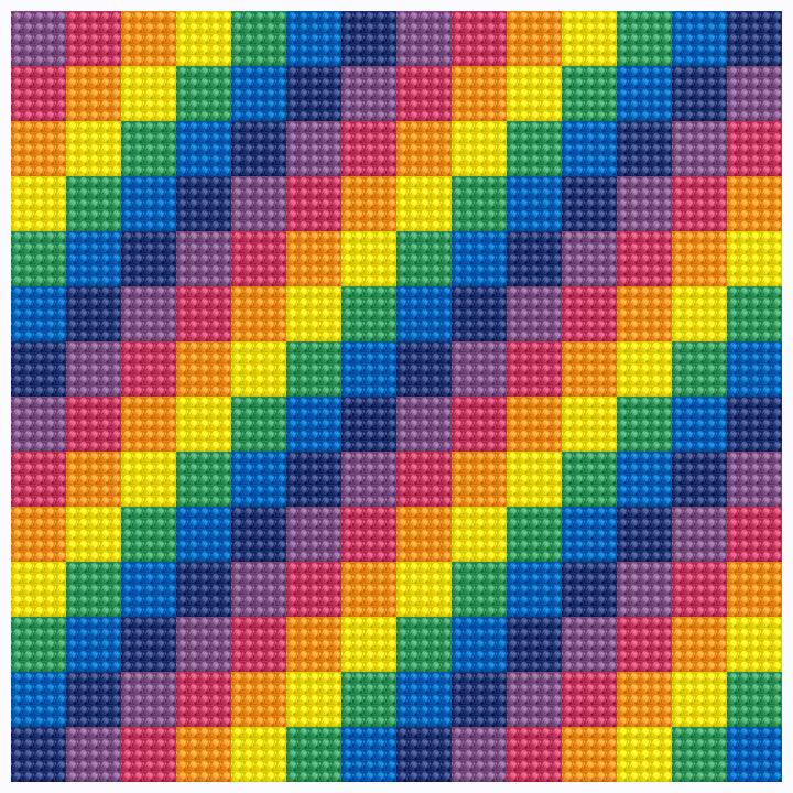 Diamond Dotz Tetris - 8 x 8 in