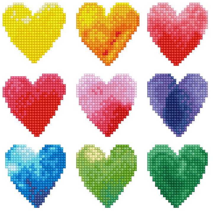 Diamond Dotz Love Rainbow - 9.1 x 9.1 in