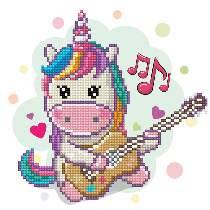 Diamond Dotz Music Fills My Heart - 9 x 9 in