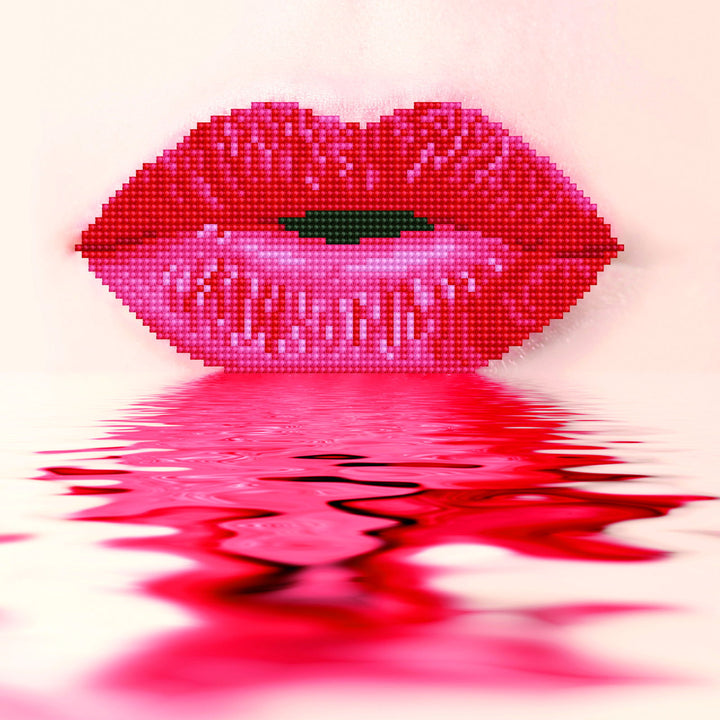 Diamond Dotz Hot Lips - 11.8 x 11.8 in