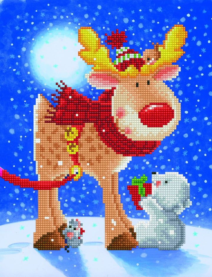 Diamond Dotz Reindeer Gift - 13.8 x 10.6 in