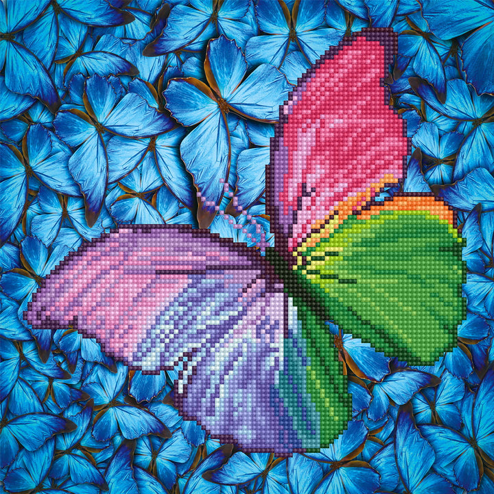 Diamond Dotz Flutter By Pink - 12 x 12 in