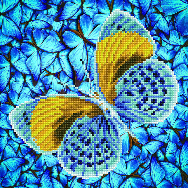 Diamond Dotz Flutter By Gold - 12 x 12 in