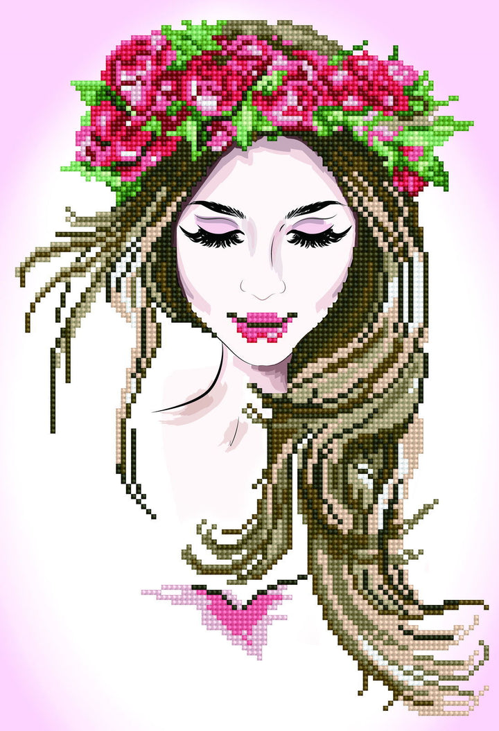 Diamond Dotz Garland Beauty - 16 x 11 in