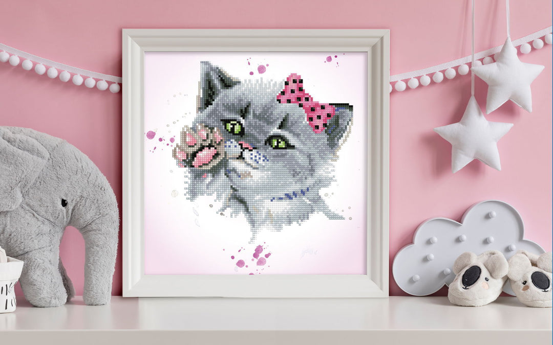 Diamond Dotz Eye Spy Kitty - 12.6" x 12.6"