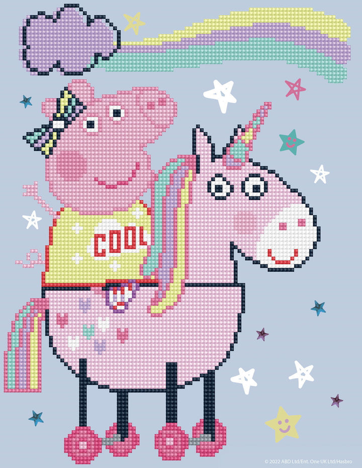 Diamond Dotz Peppa's Magical Unicorn Peppa Pig - 10.6 x 13.8 in