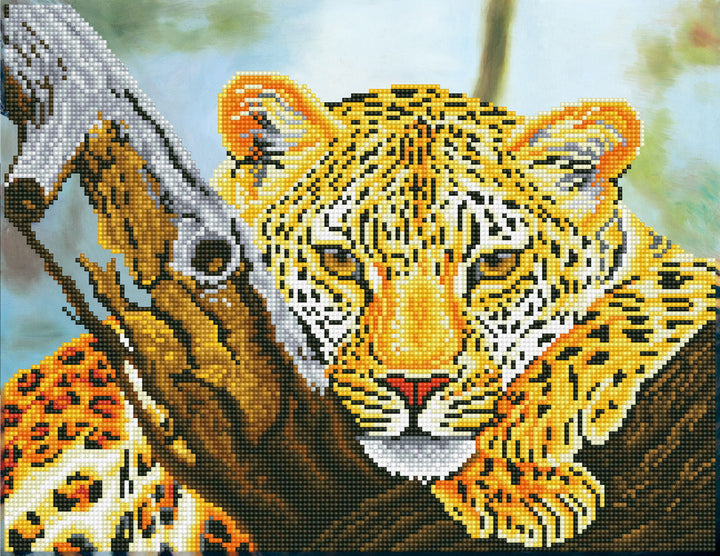 Diamond Dotz Leopard Look - 18 x 14 in