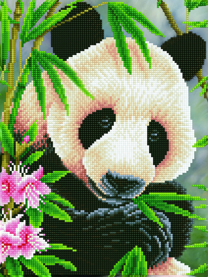 Diamond Dotz Panda Prince - 11.8 x 15.7 in