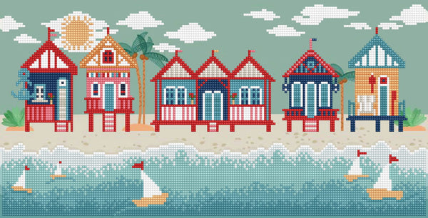Seaside Days | Diamond Painting Kits Ocean | Diamond Dotz