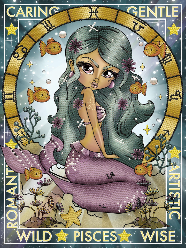 Diamond Dotz Pisces - 15.75 x 11.81 in