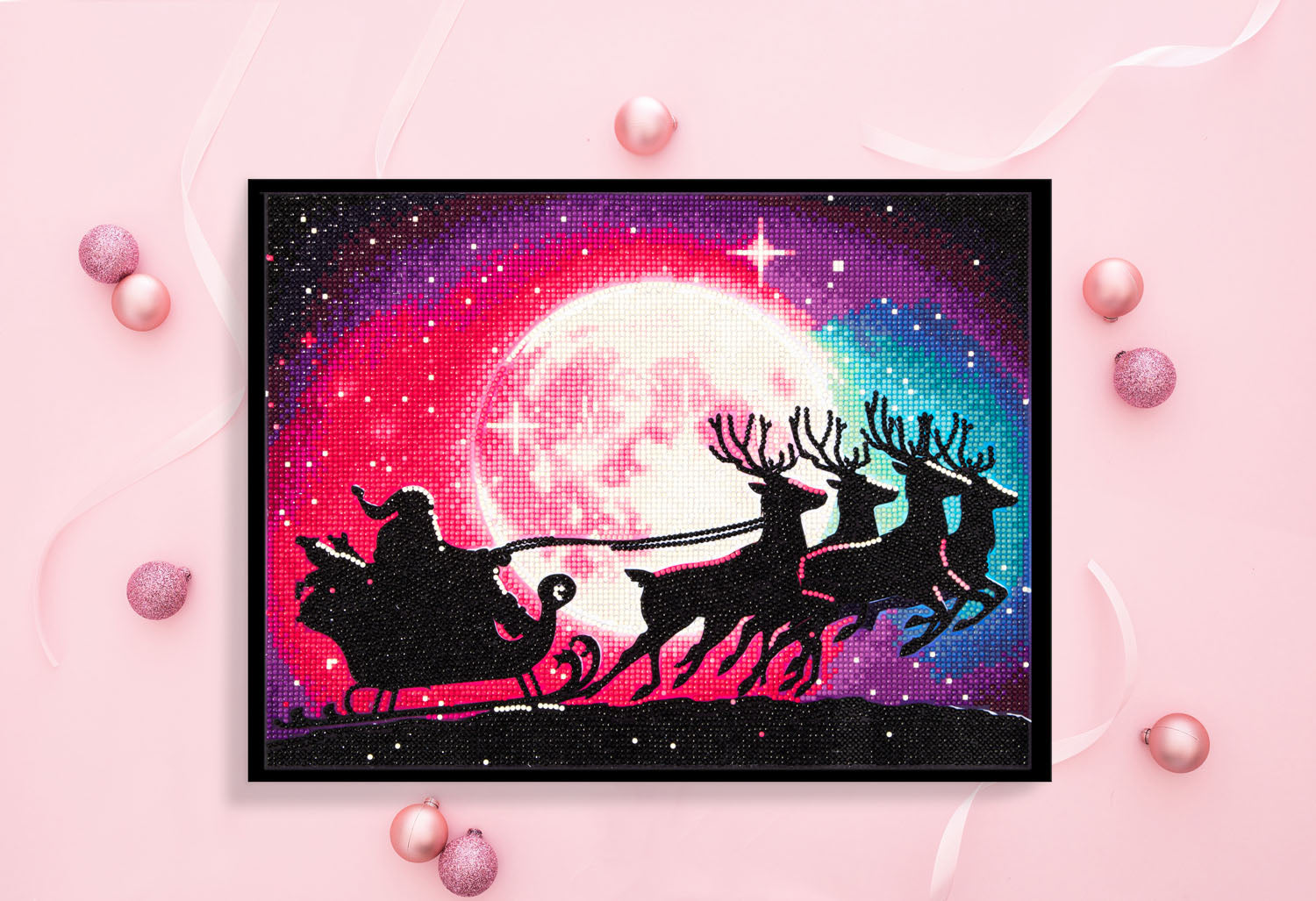 ダイヤモンドアートクラブ　Santa's Sleigh Ride DACキット Santa's Sleigh Ride – Diamond Art Club