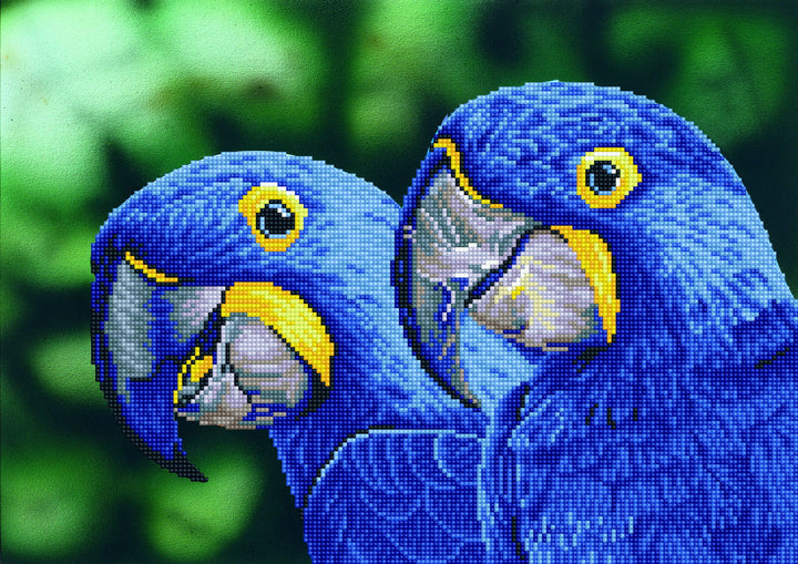 Diamond Dotz Blue Hyacinth Macaws - 14.6 x 20.5 in