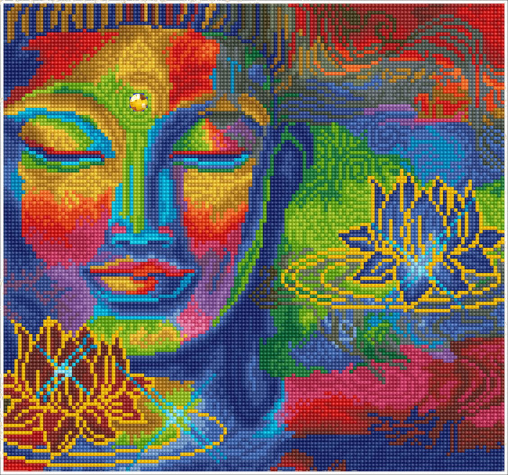 Diamond Dotz Peace & Tranquility - 15.7 x 14.6 in