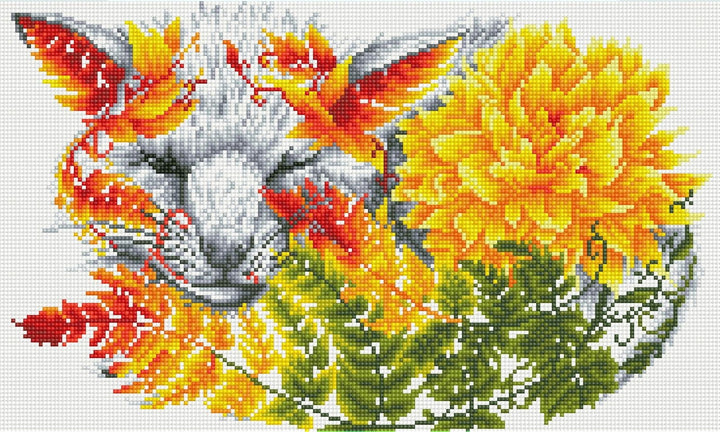 Diamond Dotz Fern Fox - 20.5 x 12.6 in