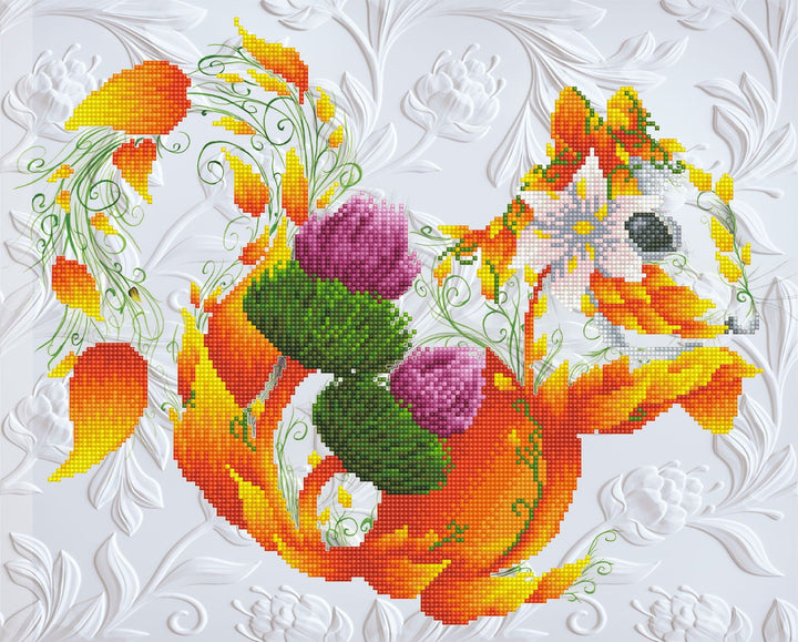 Diamond Dotz Scotch Squirrel - 20.5" x 16.5"