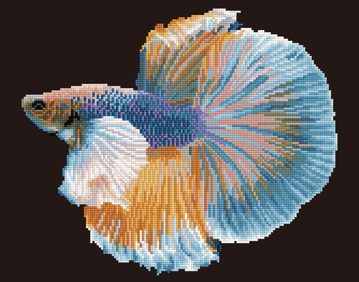 Diamond Dotz Luminous Fish - 14.57 x 18.5 in