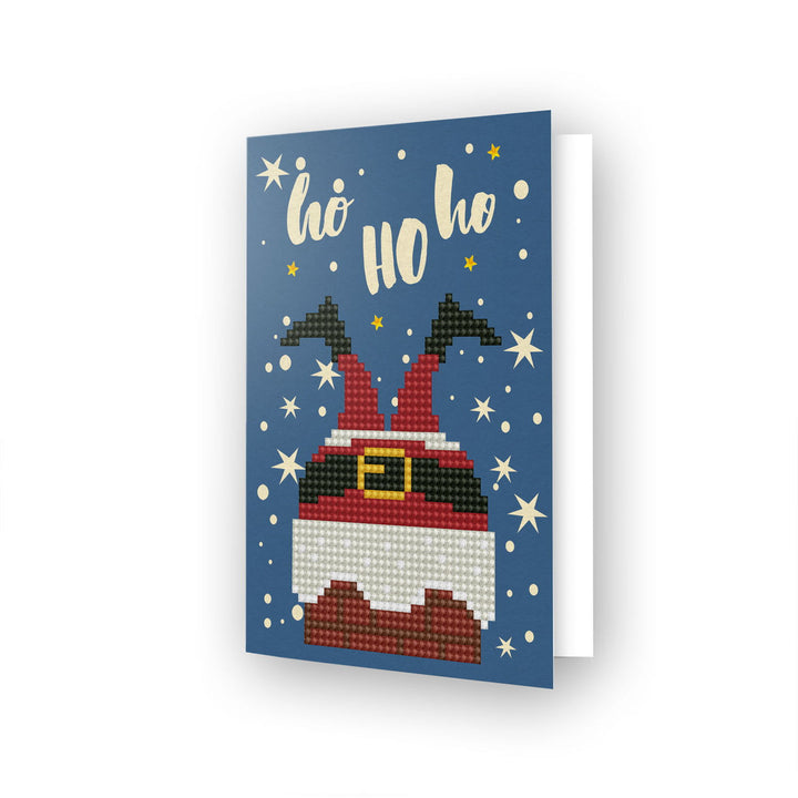 Diamond Dotz Ho Ho Ho - Diamond Painting Greeting Card