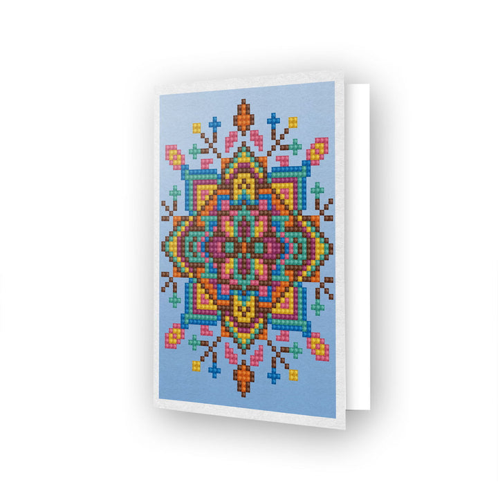 Diamond Dotz Blue Star - Diamond Painting Greeting Card