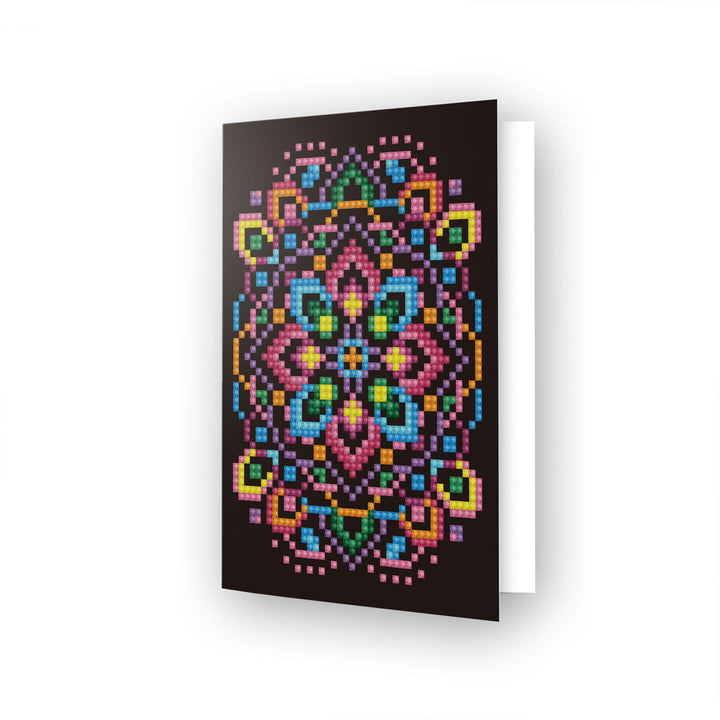 Diamond Dotz Black Star - Diamond Painting Greeting Card