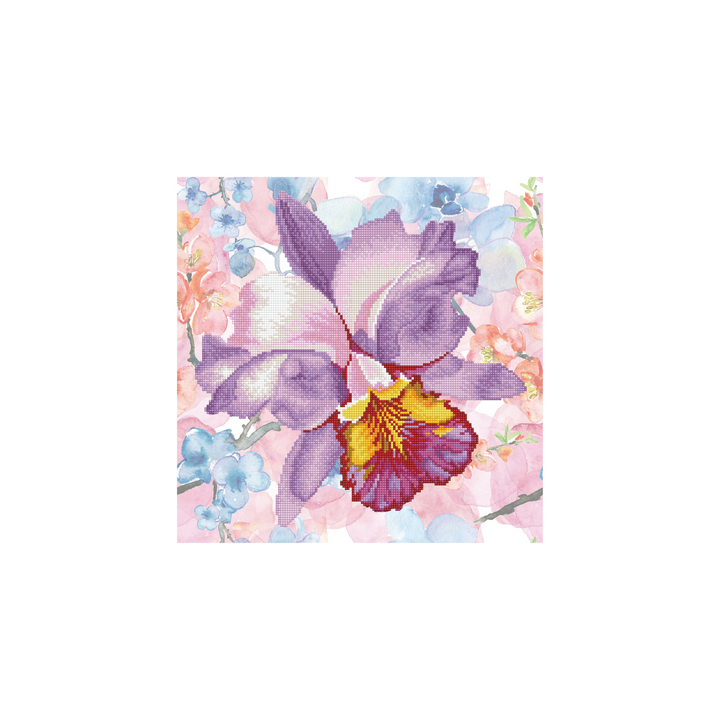 Diamond Dotz Sparkle Garden Mauve with Frame - 12.0" x 12.0"