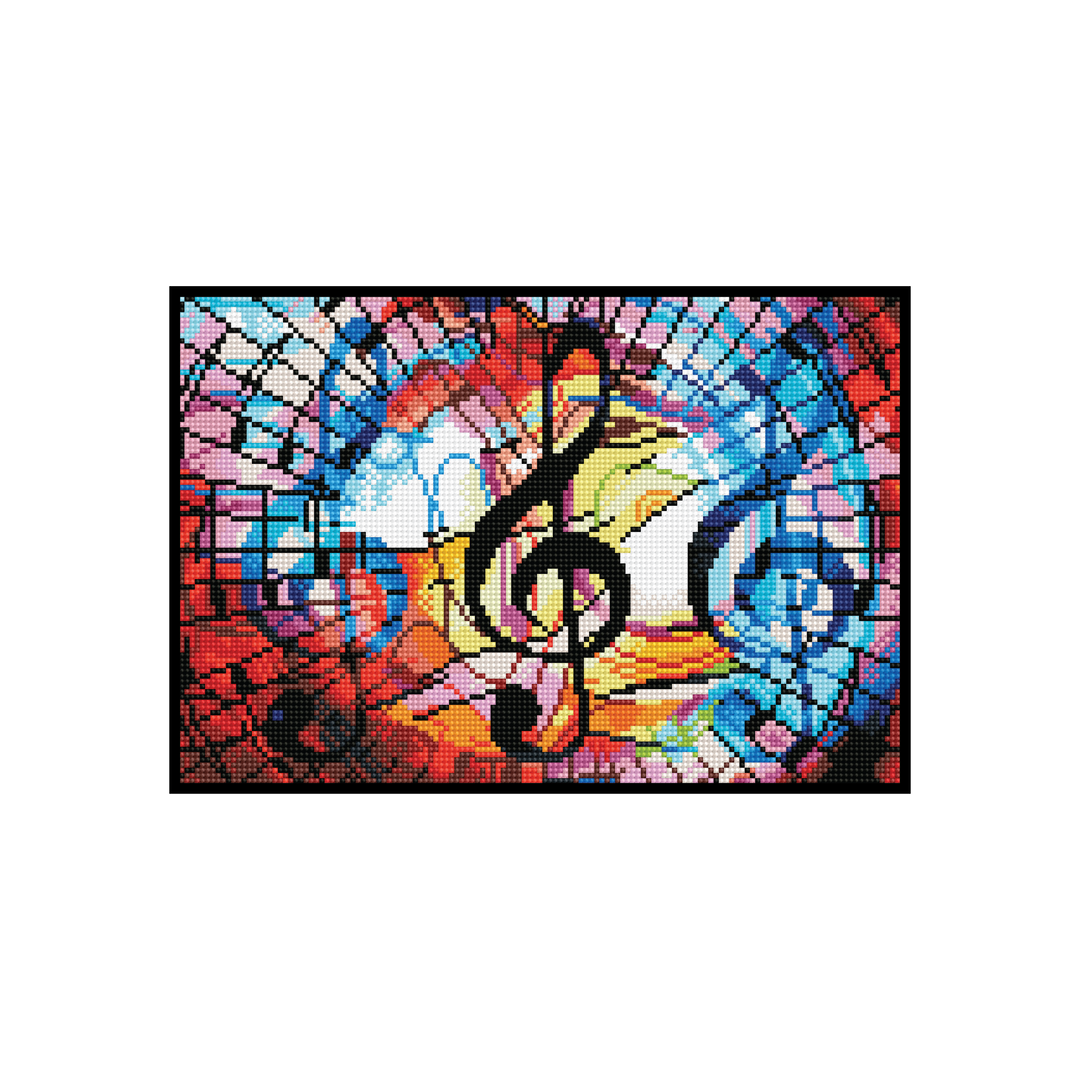 Diamond Dotz Triple Treble with Frame - 15.8" x 10.6"