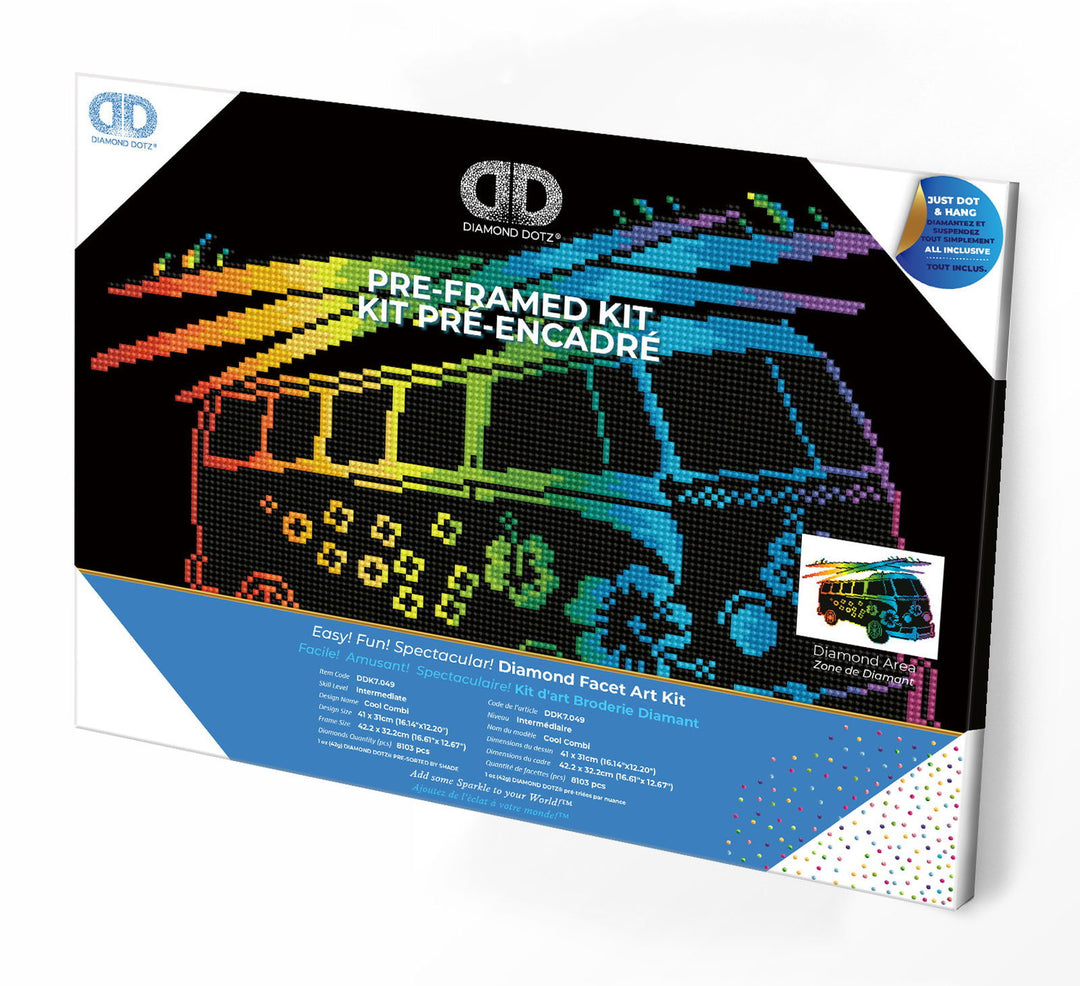 Diamond Dotz Cool Combi with Frame - 16.1" x 12.2"