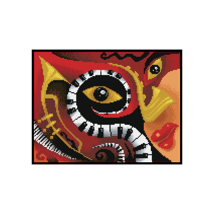 Diamond Dotz Jazz Bar with Frame - 16.1" x 12.2"