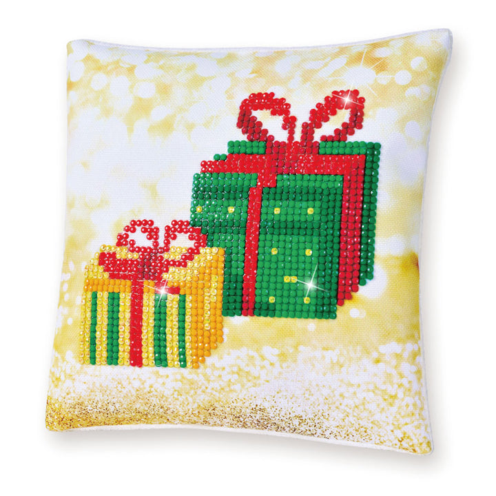 Diamond Dotz Christmas Gifts Pillow - 7 x 7 in