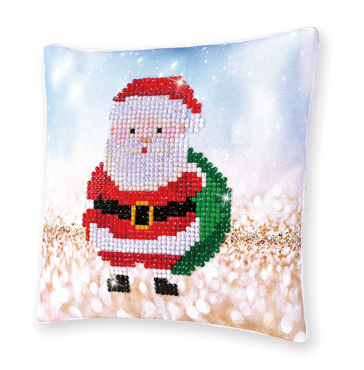 Diamond Dotz Santa Claus Sack Pillow - 7 x 7 in