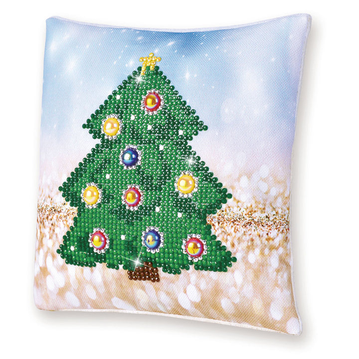 Diamond Dotz Christmas Tree Pillow - 7 x 7 in