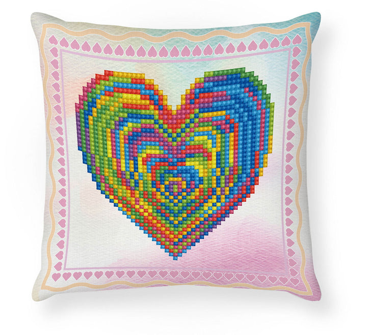 Diamond Dotz Love Rest Mini Pillow - 7.1 x 7.1 in