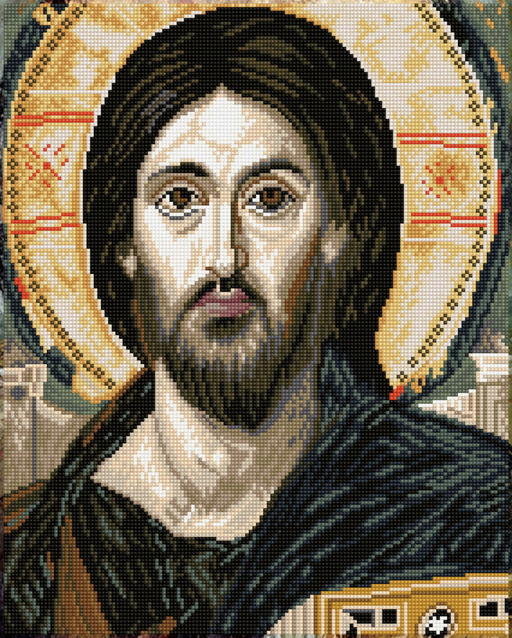 Diamond Dotz Christ Pantocrator Sainai - 15.75 x 19.69 in