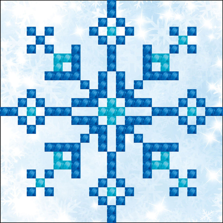 Diamond Dotz Snowflake Sparkle - 3.0" x 3.0"
