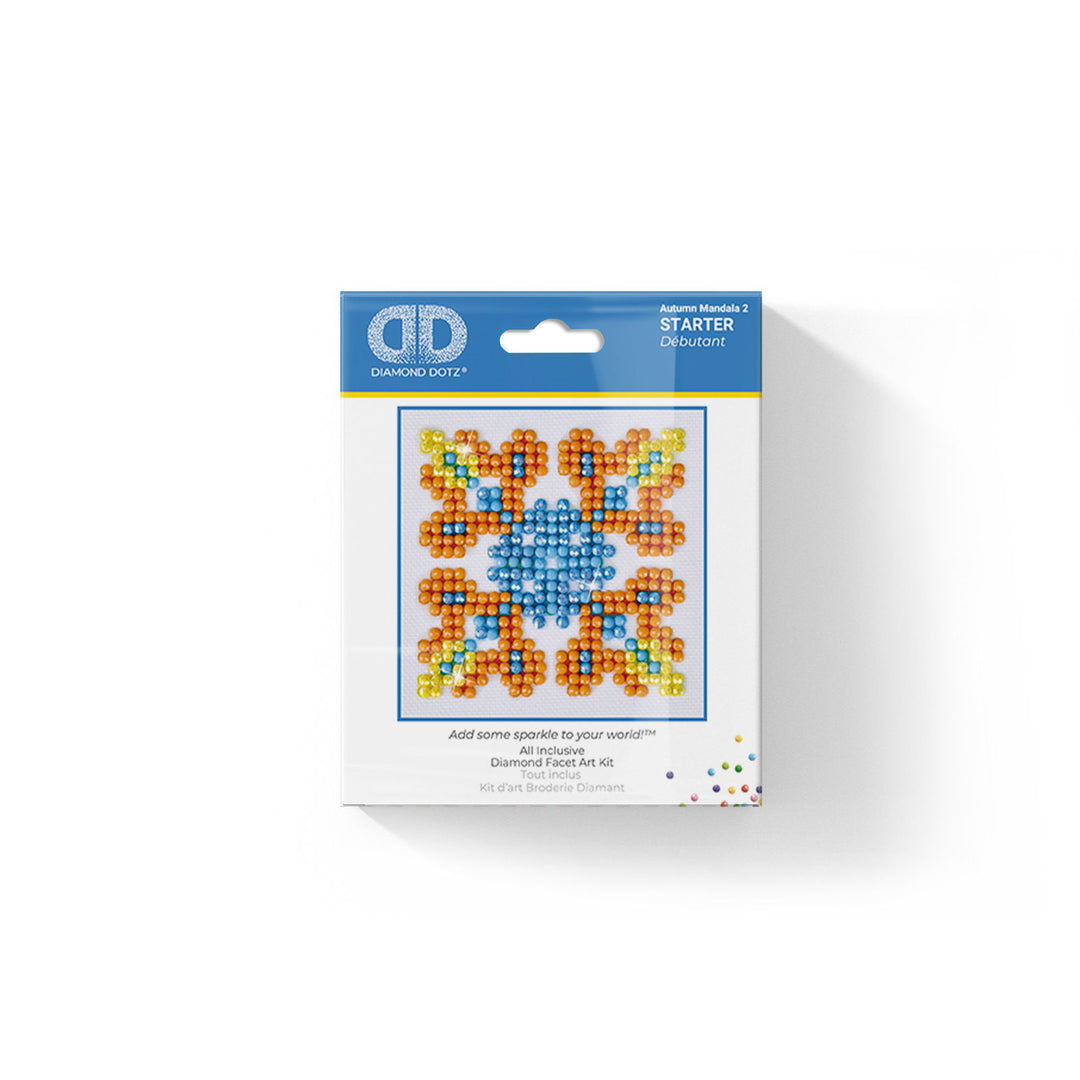 Diamond Dotz Autumn Mandala 2 - 3 x 3 in