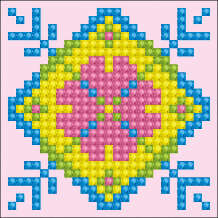 Diamond Dotz Patchwork Mandala 2 - 12 x 12 in