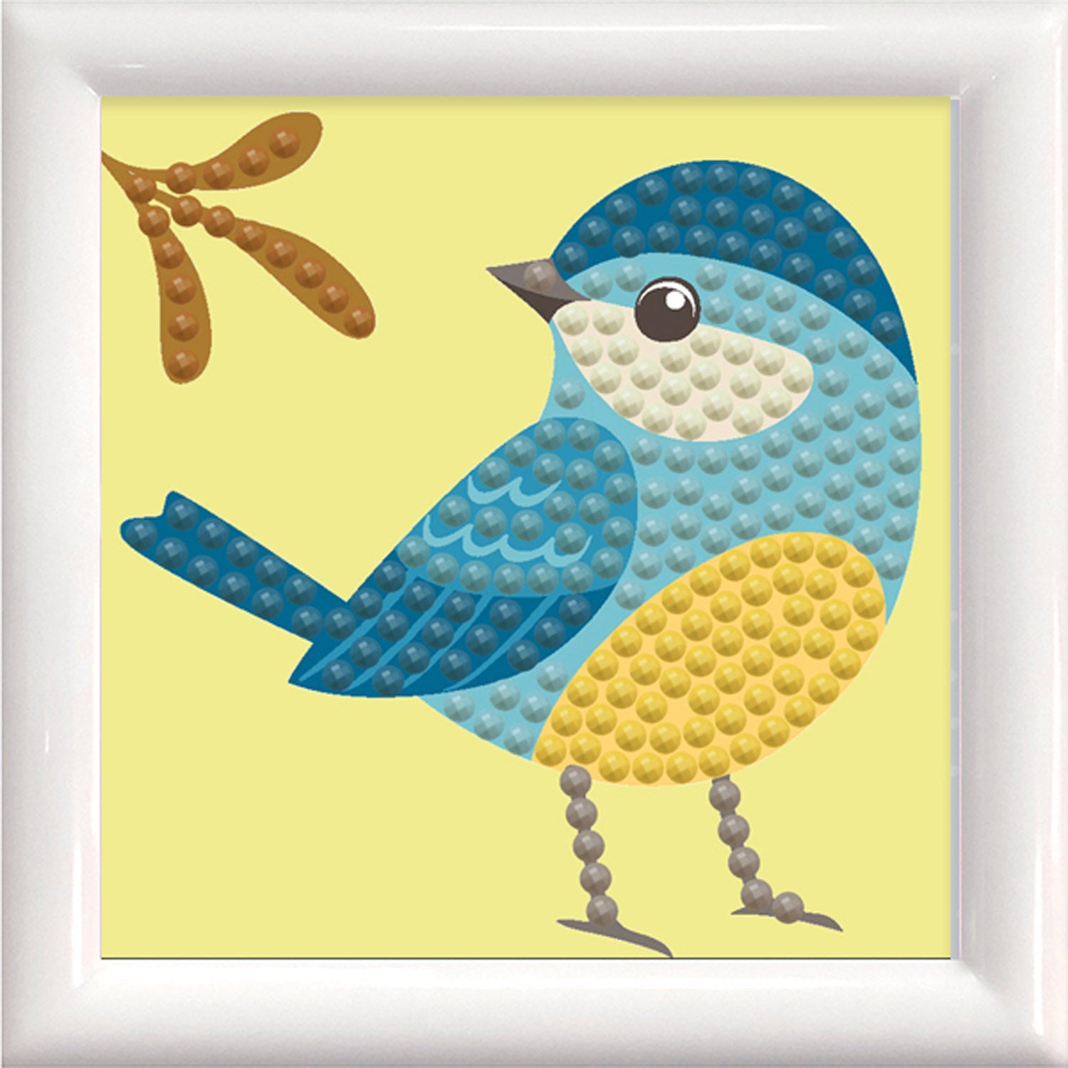 Tweet with Frame | Diamond Painting Kits Kids | Diamond Dotz