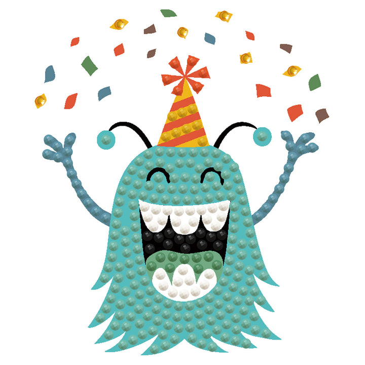 Diamond Dotz Party Monster with Frame - 3 x 3 in